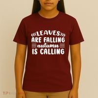 Leaves Are Falling Autumn Is Calling T-Shirt thumb 4