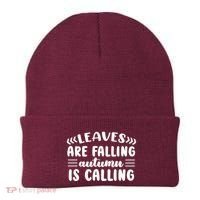 Leaves Are Falling Autumn Is Calling Beanie thumb 0