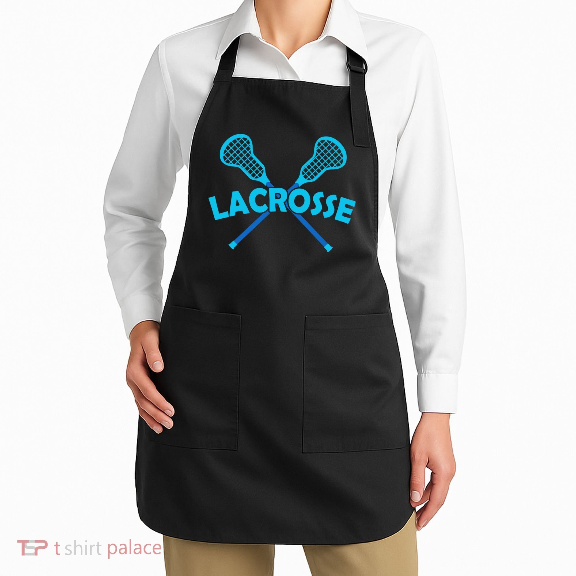 Lacrosse Player Gift Sticks  Apron