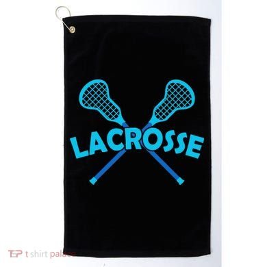 Lacrosse Player Gift Sticks  Golf Towel