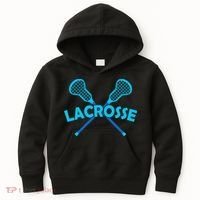 Lacrosse Player Gift Sticks  Kids Hoodie thumb 0