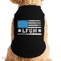 Lfgm American Flag Baseball Fan Doggie Tank thumb 0