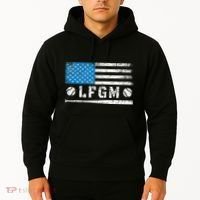 Lfgm American Flag Baseball Fan Hoodie thumb 2