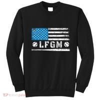 Lfgm American Flag Baseball Fan Sweatshirt thumb 0