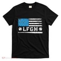 Lfgm American Flag Baseball Fan T-Shirt thumb 0