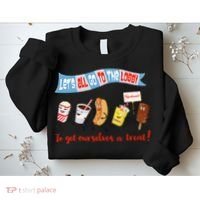 Let’S All Go To The Lobby And Get Ourselves A Treat Retro Sweatshirt thumb 2
