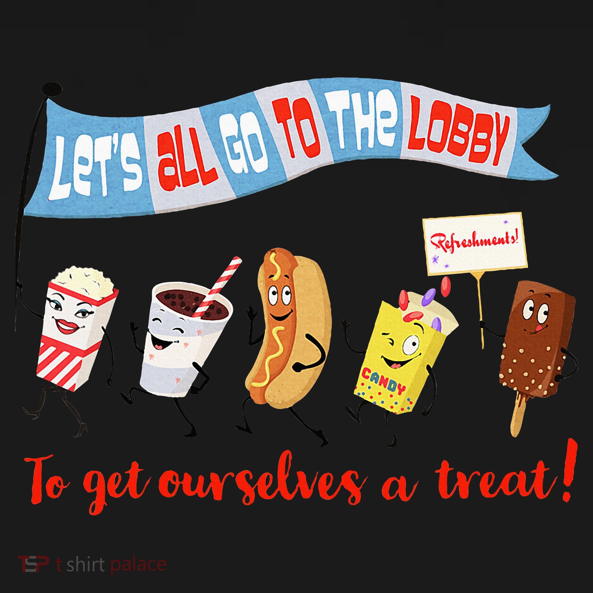 Let’S All Go To The Lobby And Get Ourselves A Treat Retro Women's Tank Top