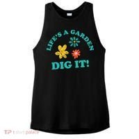 Life's A Garden, DIG IT! Ladies PosiCharge Tri-Blend Wicking Tank thumb 0