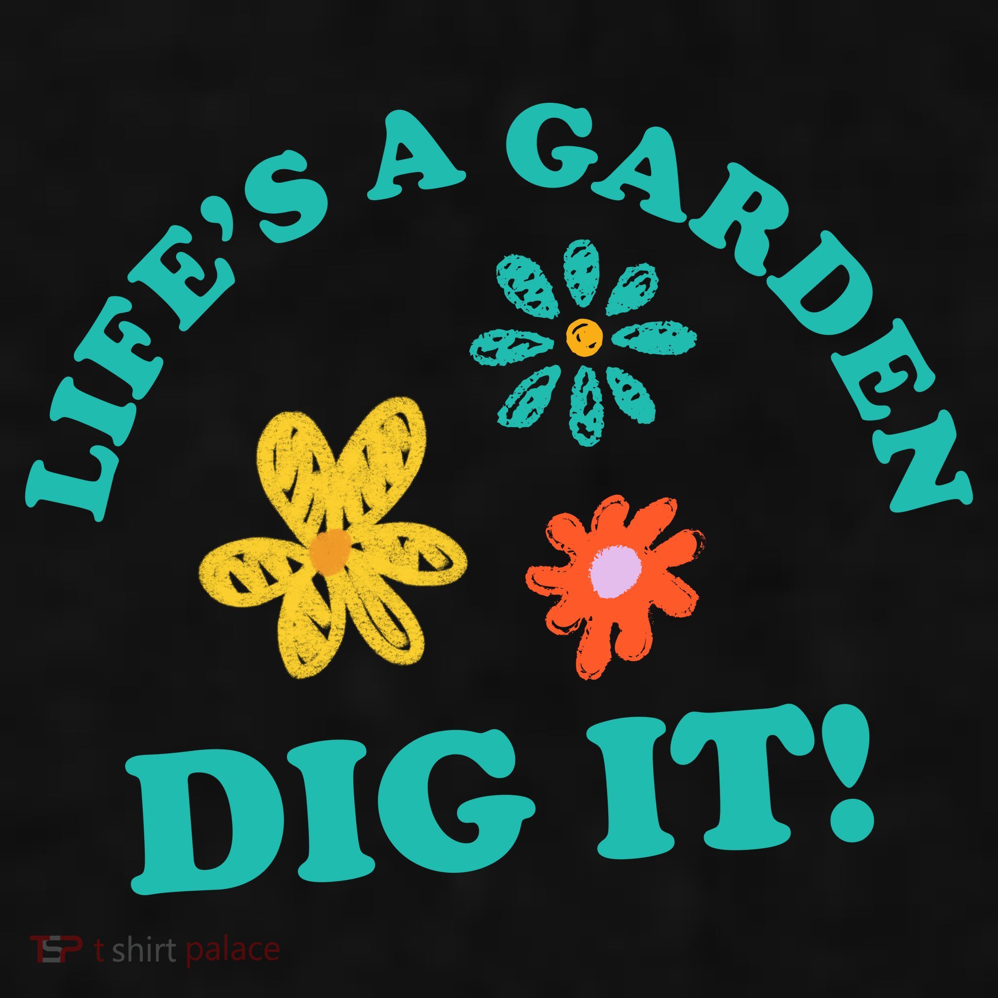 Life's A Garden, DIG IT! Ladies PosiCharge Tri-Blend Wicking Tank
