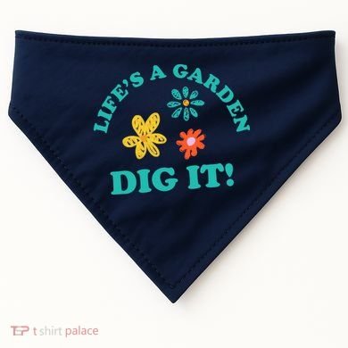 Life's A Garden, DIG IT! USA-Made Doggie Bandana