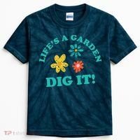Life's A Garden, DIG IT! Kids Tie-Dye T-Shirt thumb 0