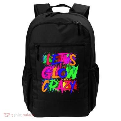 Lets A Glow Crazy Retro Colorful Tie Dye Backpack