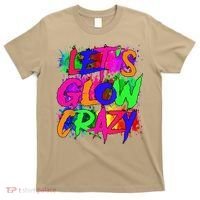 Lets A Glow Crazy Retro Colorful Tie Dye T-Shirt thumb 0