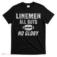 Lineman All Guts No Glory Football Lineman T-Shirt thumb 0