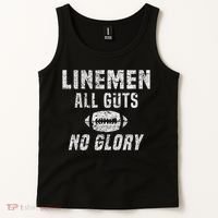 Lineman All Guts No Glory Football Lineman Tank Top thumb 2