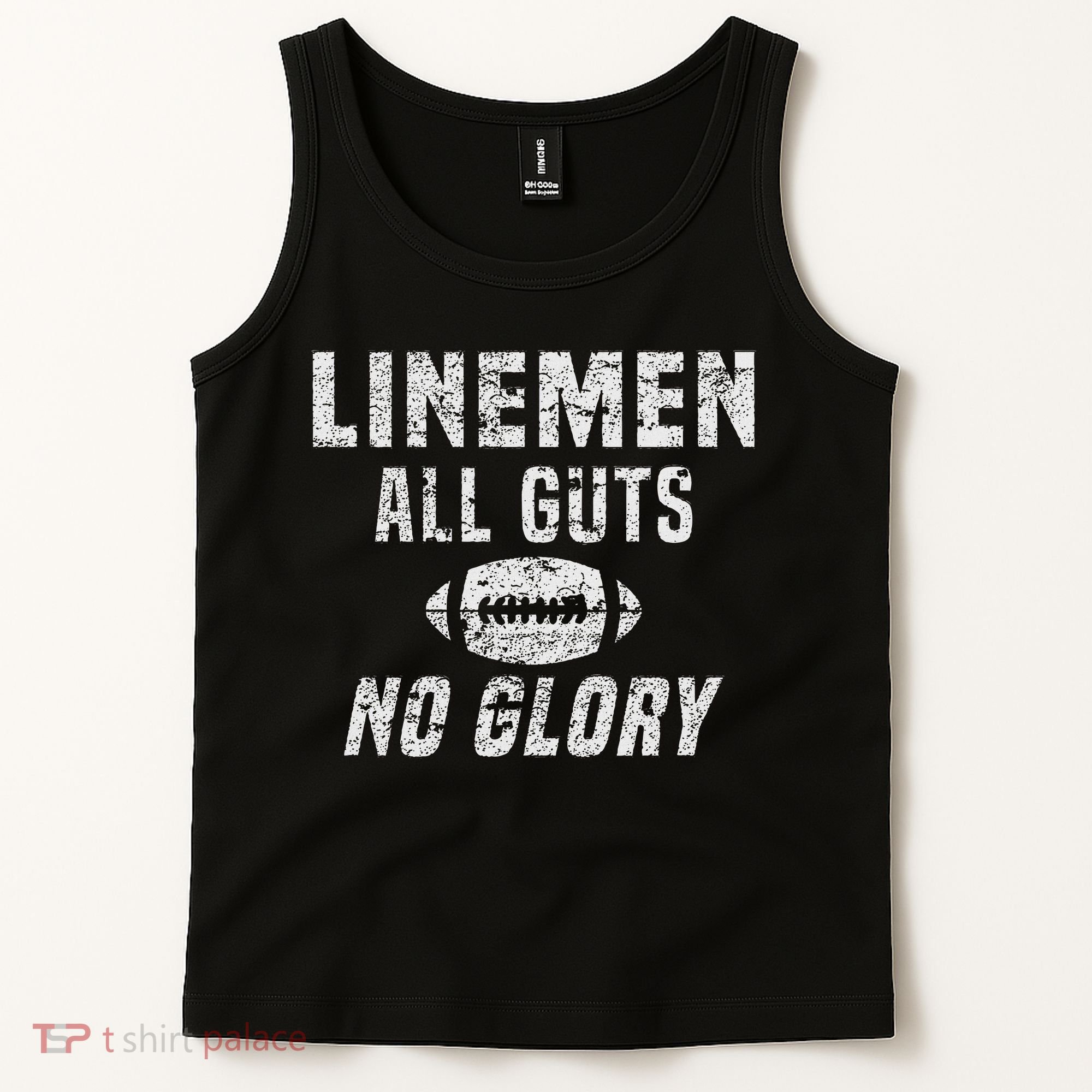 Lineman All Guts No Glory Football Lineman Tank Top