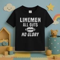Lineman All Guts No Glory Football Lineman Toddler T-Shirt thumb 3