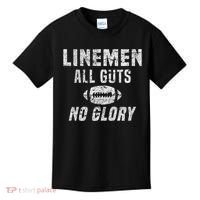 Lineman All Guts No Glory Football Lineman Kids T-Shirt thumb 0