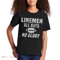 Lineman All Guts No Glory Football Lineman Kids T-Shirt thumb 2