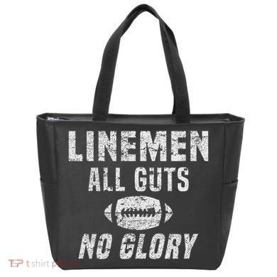 Lineman All Guts No Glory Football Lineman Tote Bag