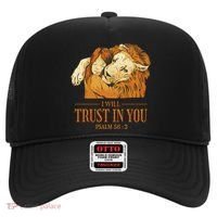 Lion And Girl I Will Trust In You Psalm 56 : 3 Hat thumb 0