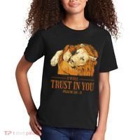Lion And Girl I Will Trust In You Psalm 56 : 3 Kids T-Shirt thumb 2