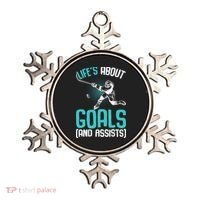 Life´s About Goals Hockey Player Ice Hockey Boy Ornament thumb 0