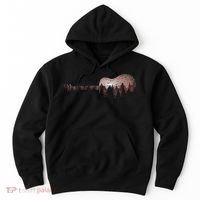 Landscape Acoustic Guitar Forest Trees Musician Guitarist Hoodie thumb 0