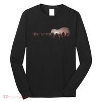 Landscape Acoustic Guitar Forest Trees Musician Guitarist Long Sleeve Shirt thumb 0