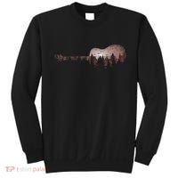 Landscape Acoustic Guitar Forest Trees Musician Guitarist Sweatshirt thumb 0