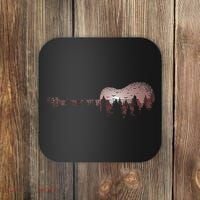 Landscape Acoustic Guitar Forest Trees Musician Guitarist Coaster thumb 0