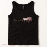 Landscape Acoustic Guitar Forest Trees Musician Guitarist Tank Top thumb 2