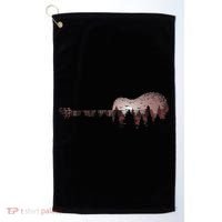 Landscape Acoustic Guitar Forest Trees Musician Guitarist Golf Towel thumb 0