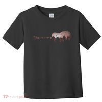 Landscape Acoustic Guitar Forest Trees Musician Guitarist Toddler T-Shirt thumb 0