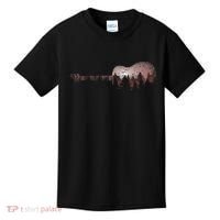 Landscape Acoustic Guitar Forest Trees Musician Guitarist Kids T-Shirt thumb 0