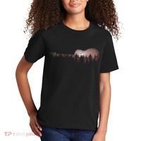 Landscape Acoustic Guitar Forest Trees Musician Guitarist Kids T-Shirt thumb 2