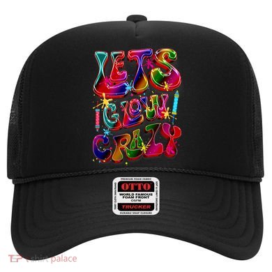 Lets A Glow Crazy Colorful Group Team Tie Dye Hat