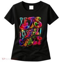 Lets A Glow Crazy Colorful Group Team Tie Dye Women's T-Shirt thumb 0