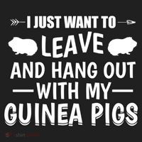 Leave And Hang Out With Guinea Pigs Gift Guinea Pig Funny Gift Women's Sweatshirt thumb 2