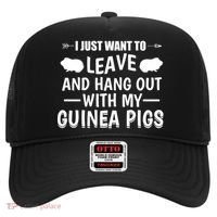 Leave And Hang Out With Guinea Pigs Gift Guinea Pig Funny Gift Hat thumb 0