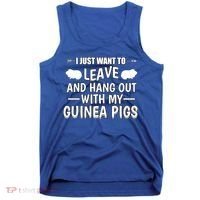 Leave And Hang Out With Guinea Pigs Gift Guinea Pig Funny Gift Tank Top thumb 0