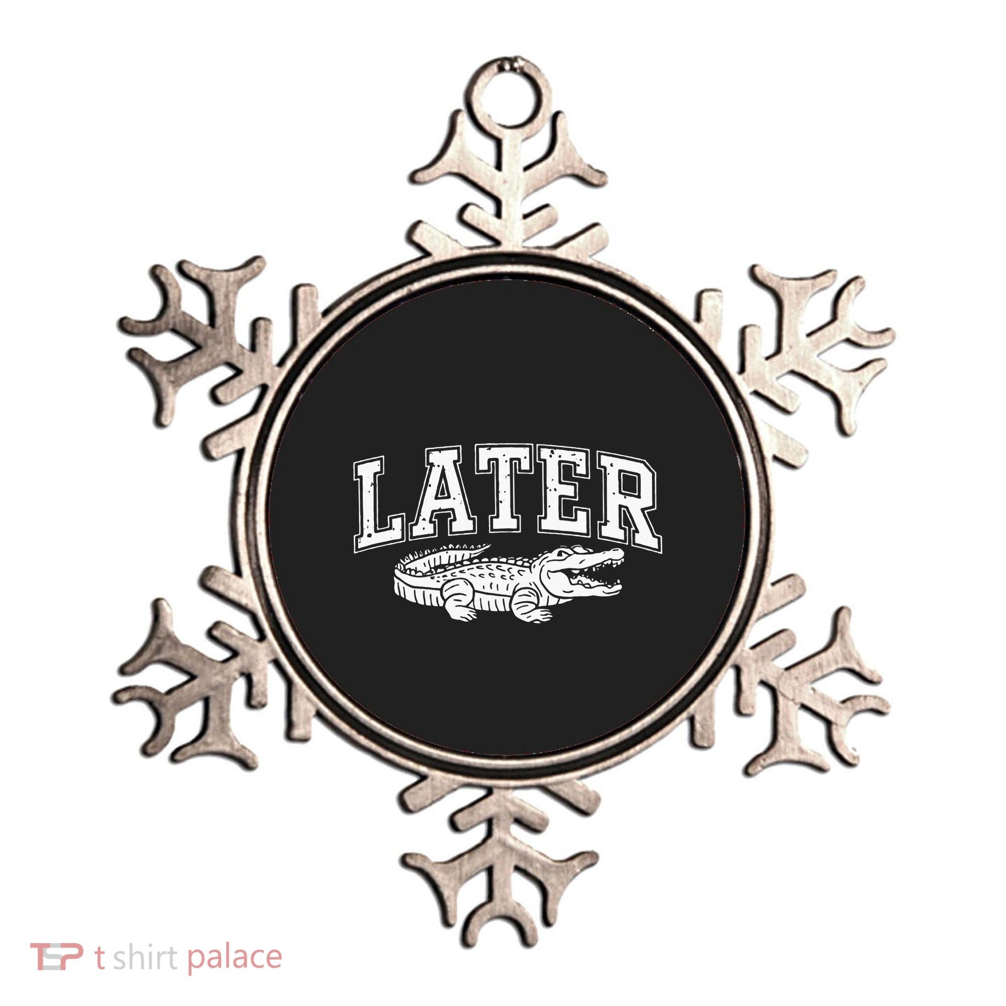 Later Alligator In A While Crocodile Gator Ornament