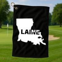 Laine Louisiana Golf Towel thumb 1