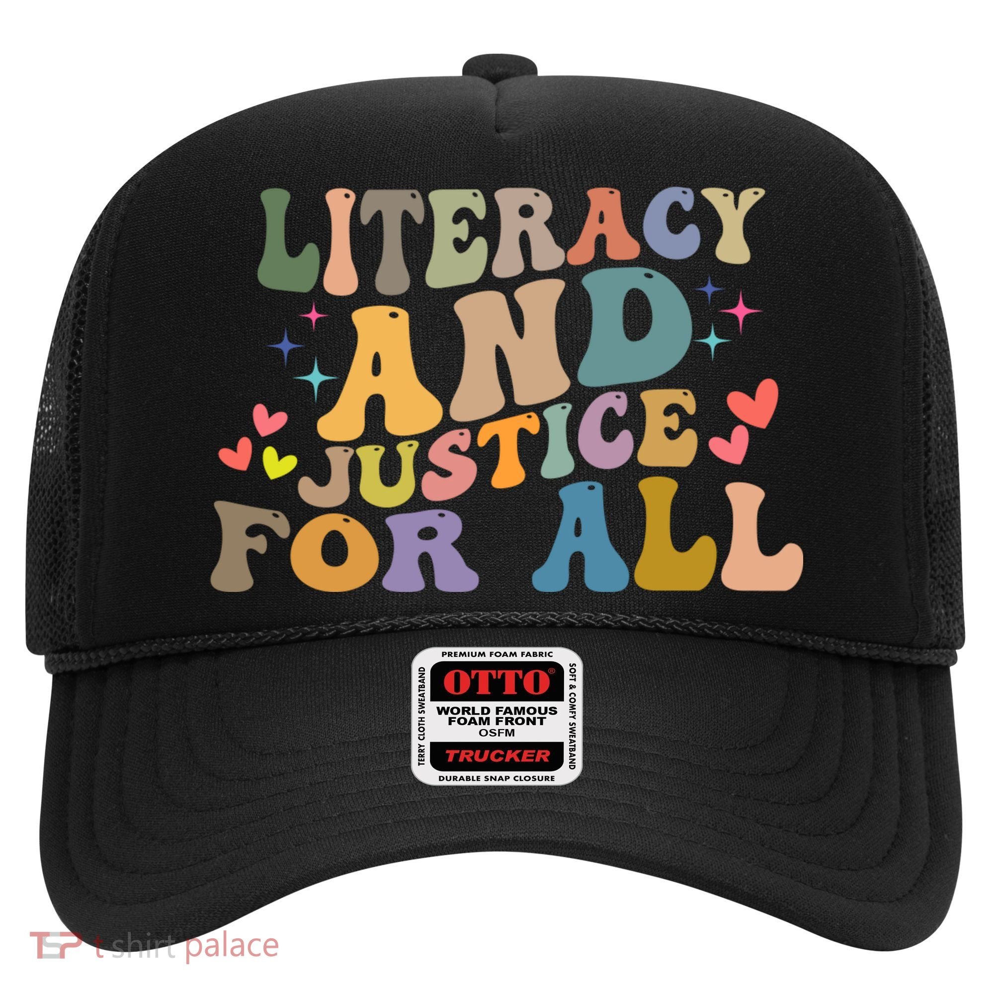 Literacy And Justice For All Reading Book Club Hat