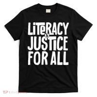 Literacy And Justice All T-Shirt thumb 0