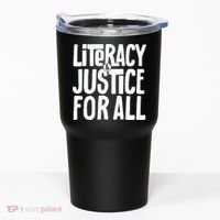 Literacy And Justice All Tumbler thumb 0