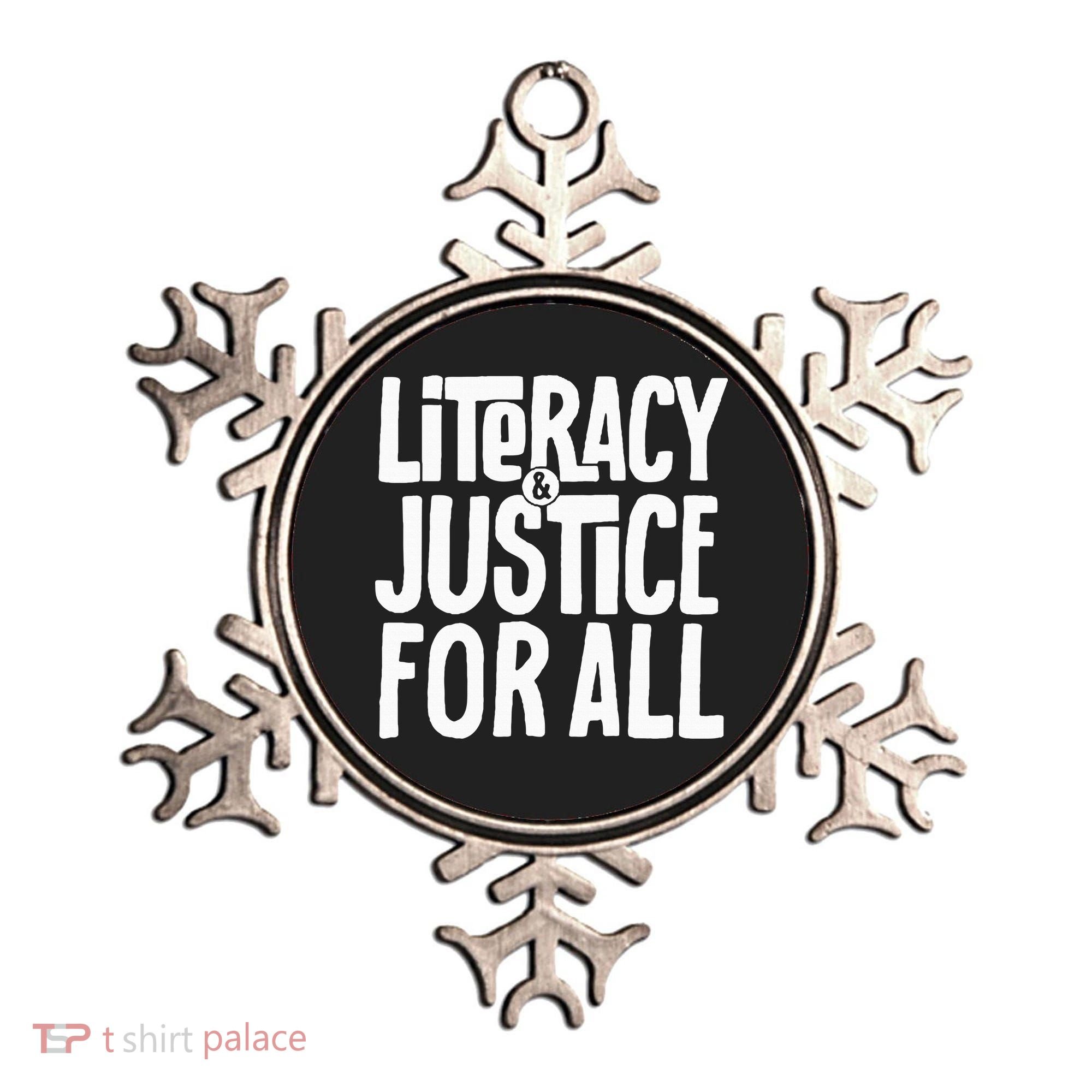 Literacy And Justice All Ornament