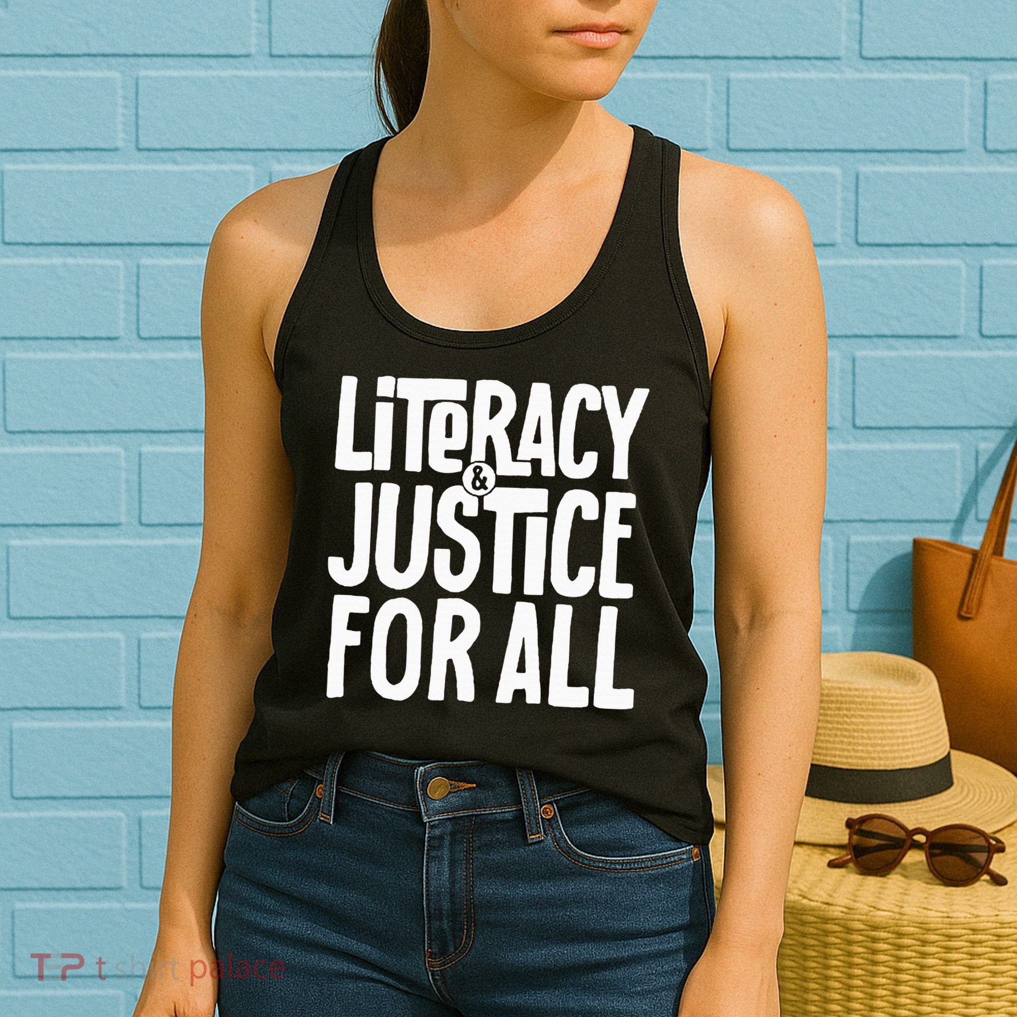 Literacy And Justice All Women's Tank Top