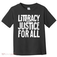 Literacy And Justice All Toddler T-Shirt thumb 0