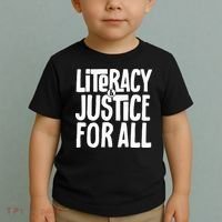 Literacy And Justice All Toddler T-Shirt thumb 2